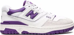 New Balance 550 White Purple sneakers