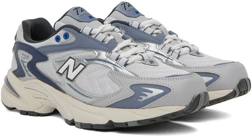 New Balance Gray & Blue 725V1 Sneakers