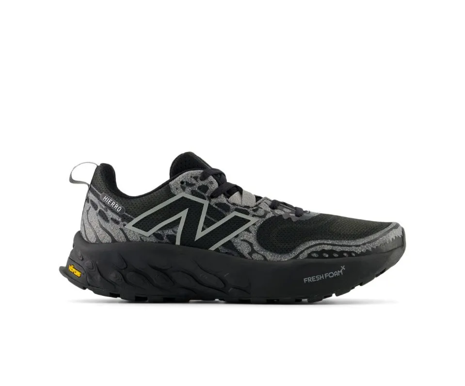 New Balance Hierro v8 Mens Running Shoe - Black / Shadow Grey