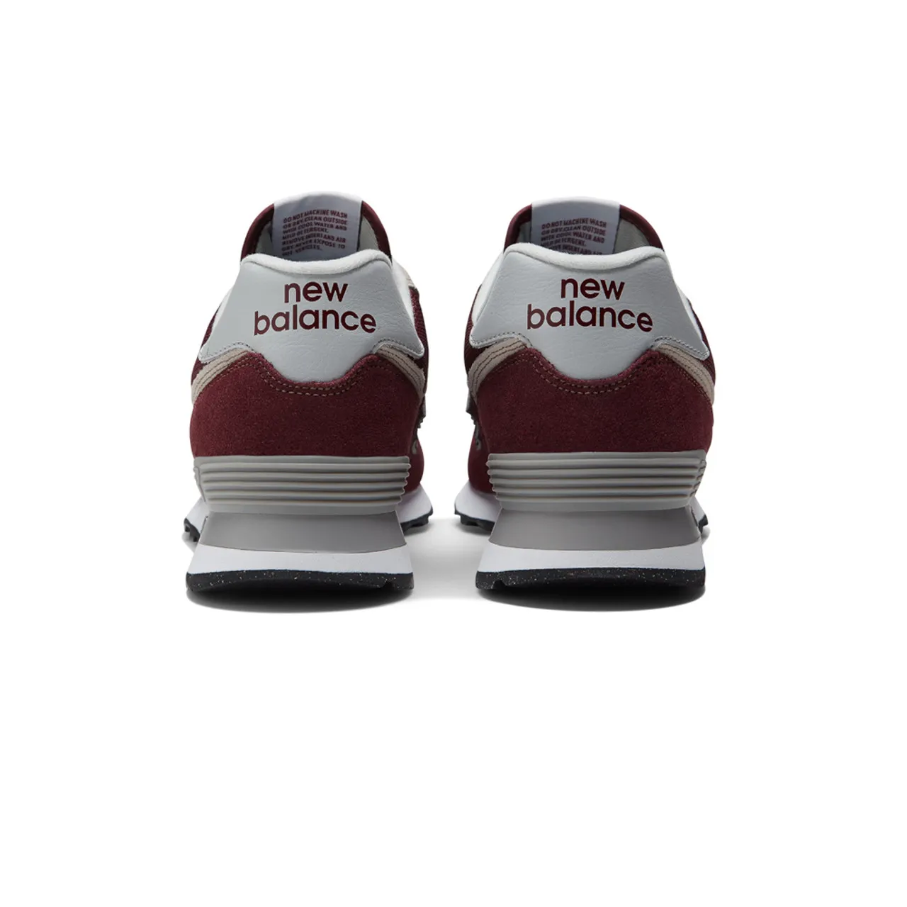 New Balance Men's 574 Core - Burgundy / White