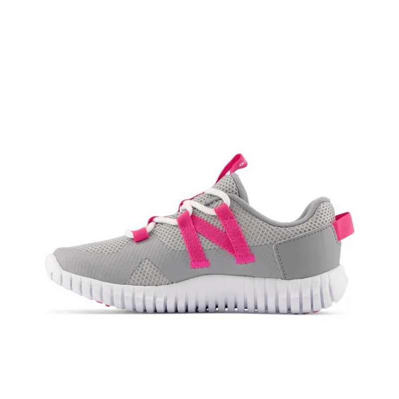 New Balance Youth Girls Playgruv V2 Bungee Running Shoe - PTPGRVAD