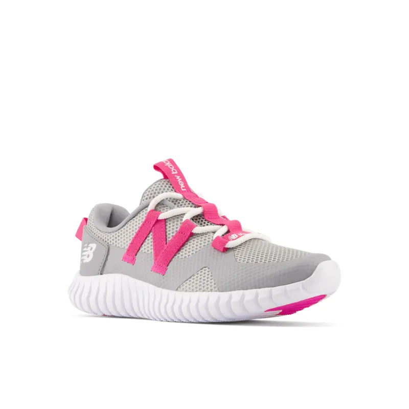 New Balance Youth Girls Playgruv V2 Bungee Running Shoe - PTPGRVAD