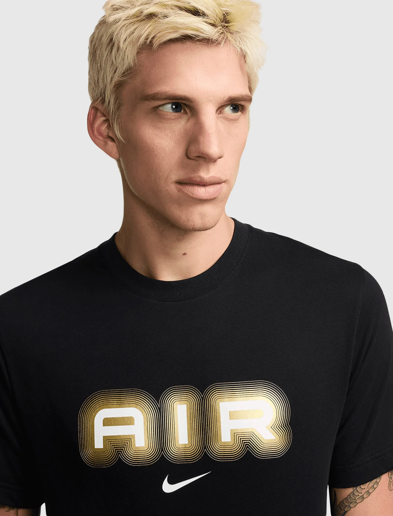 NIKE AIR TEE   BLACK/GOLD