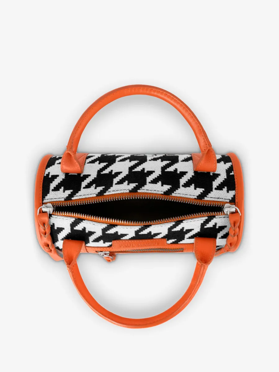 Orange Leather Cross-body Bag for Women - Charlie Allure Orange | PAUL MARIUS