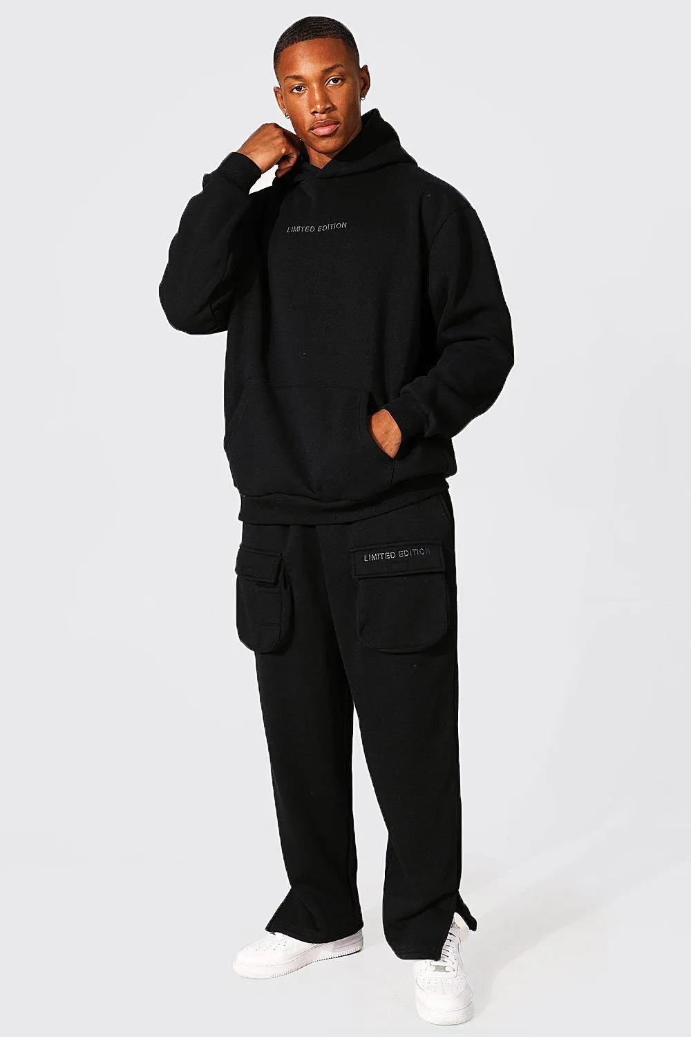 Oversized Limited Hooded Cargo Tracksuit