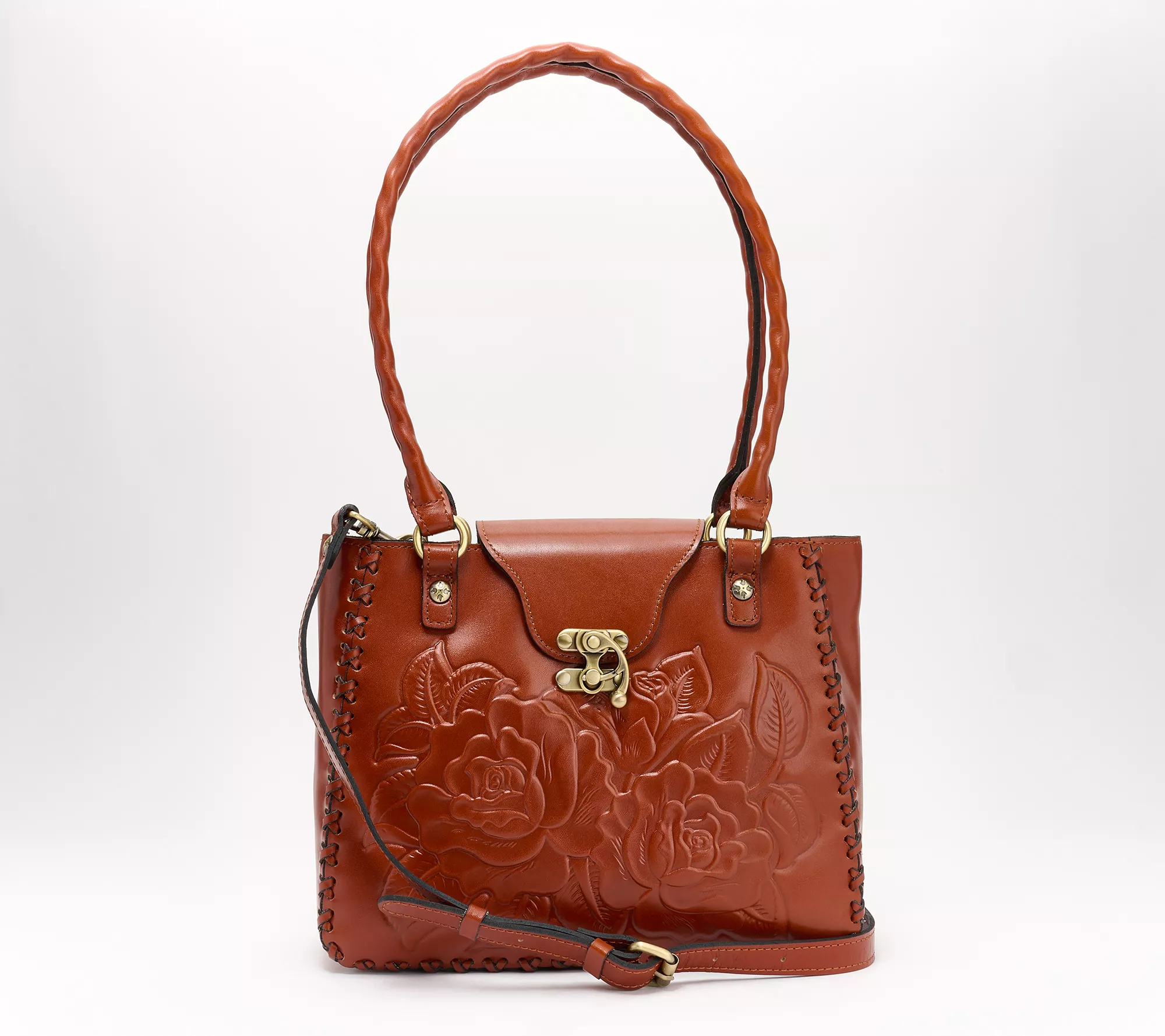 Patricia Nash Tooled Leather Rosalia Shoulder Bag