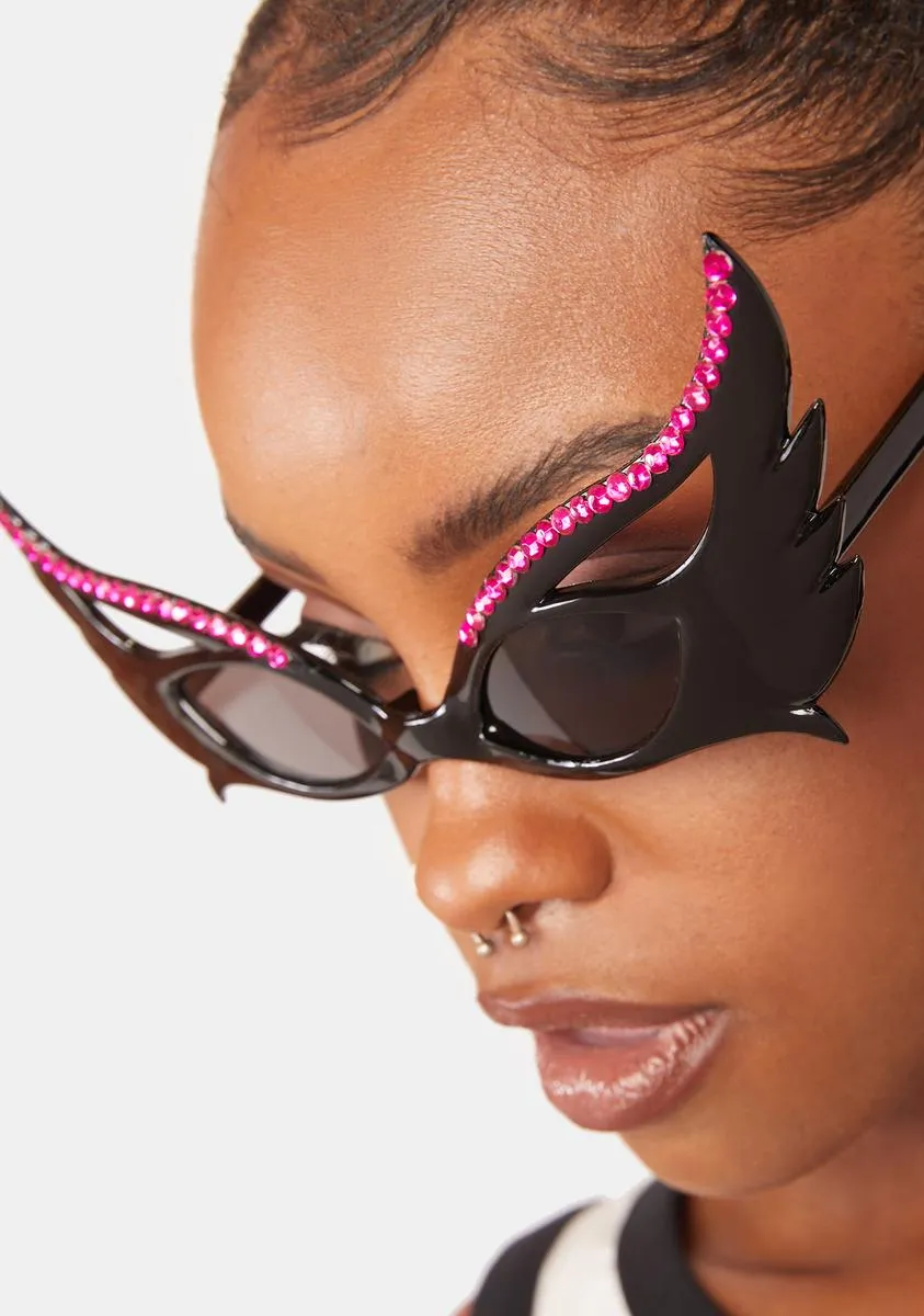 Pink Jezebel Sunglasses-