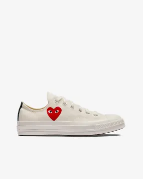 Play Converse Small Red Heart All Star '70 Low Sneakers  White