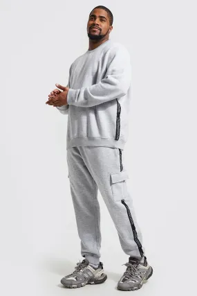 Plus Man Official Tape Cargo Tracksuit