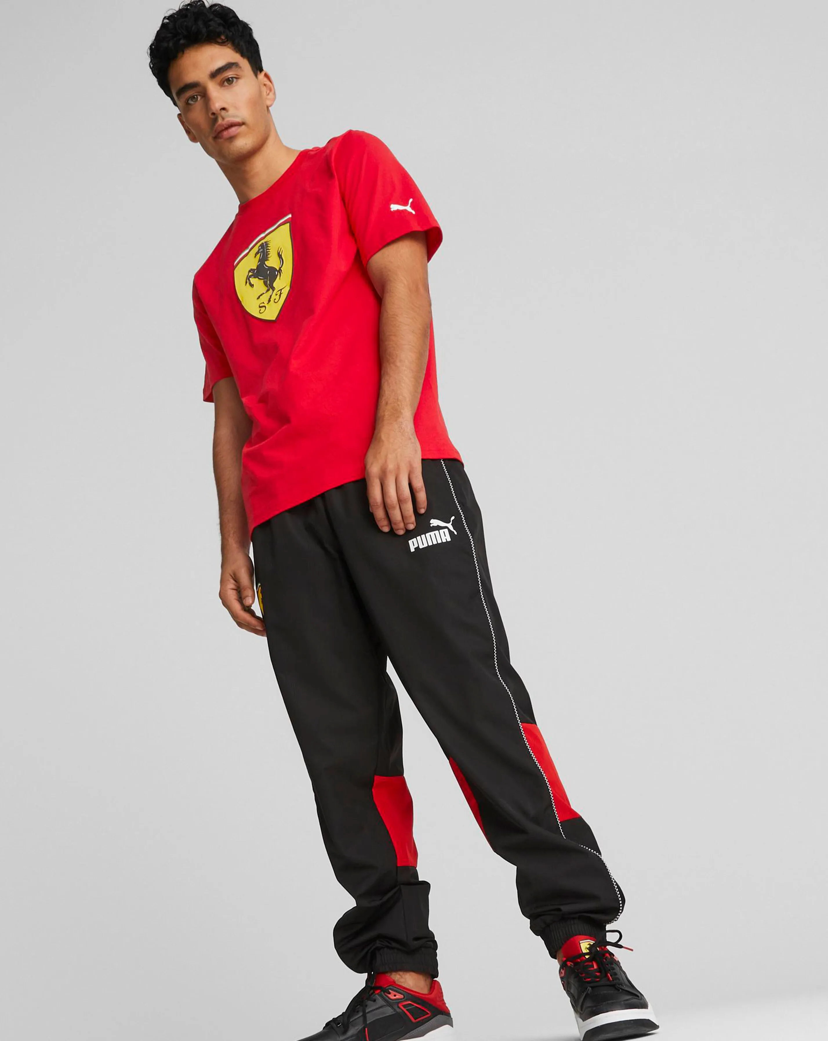 PUMA Ferrari Race Big Shield T Shirt