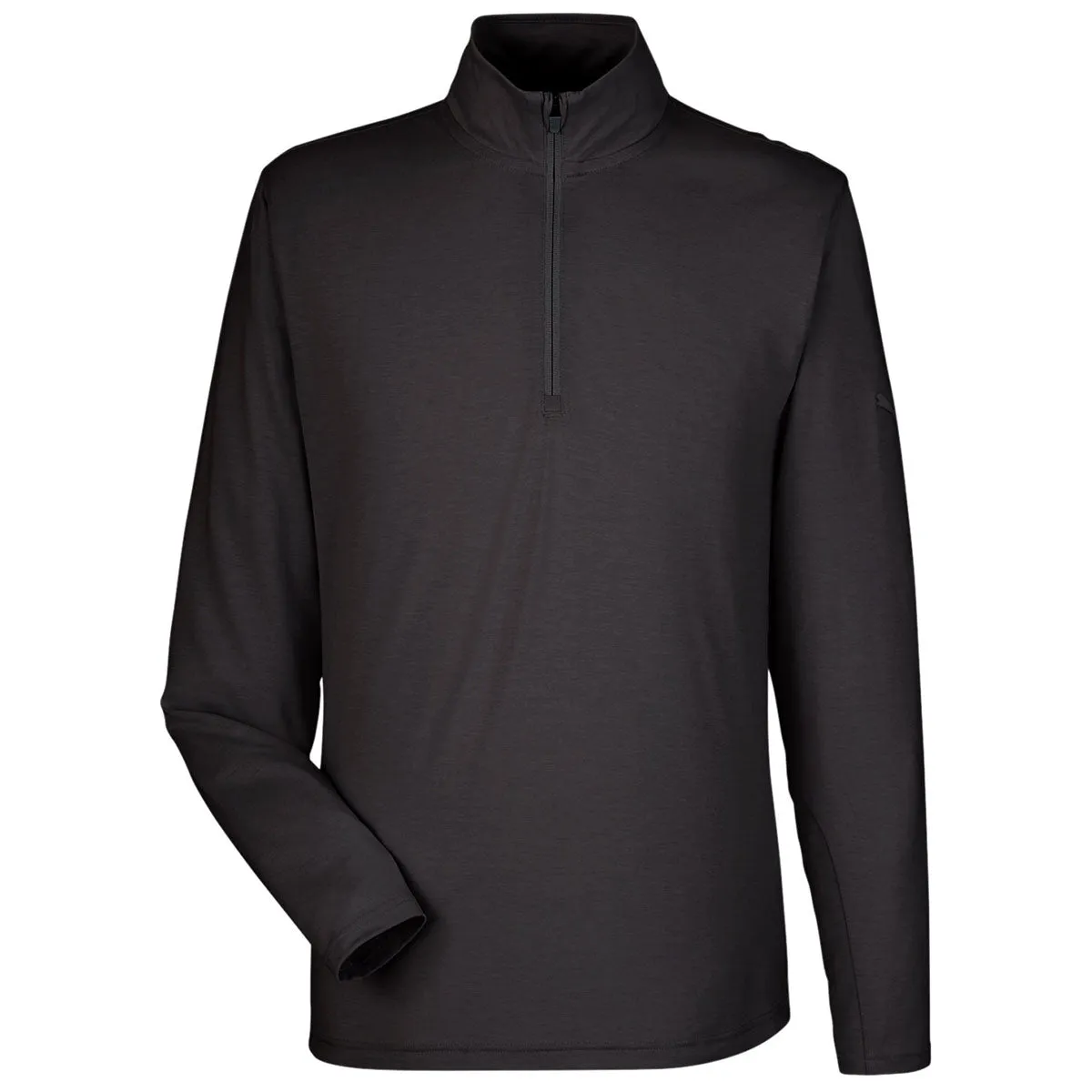 Puma Golf Men's Puma Black Bandon Quarter-Zip