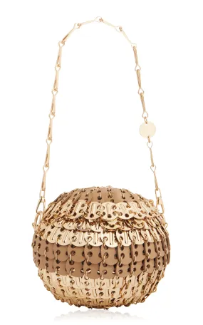 Rabanne Two-Tone Chainmail Orb Shoulder Bag