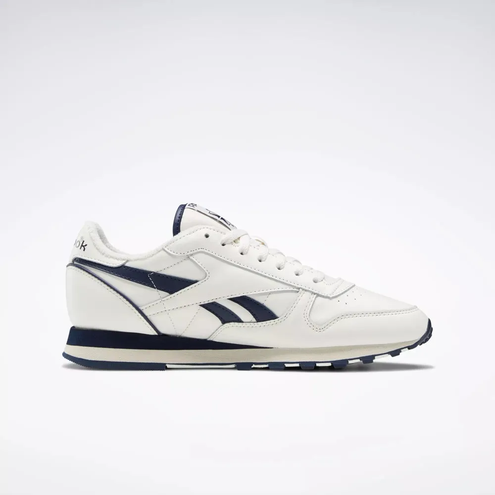 Reebok Classic - CLASSIC LEATHER Men’s -WHITE NAVY/BLACK