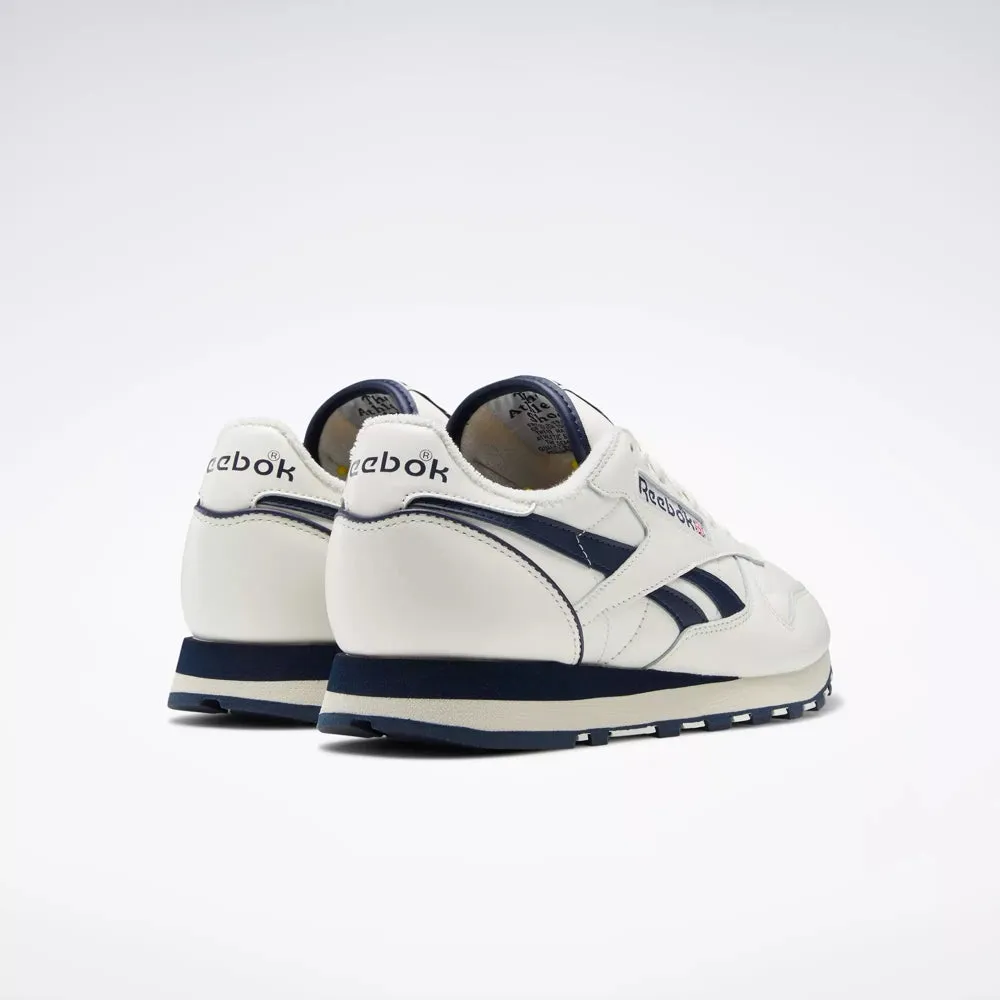 Reebok Classic - CLASSIC LEATHER Men’s -WHITE NAVY/BLACK