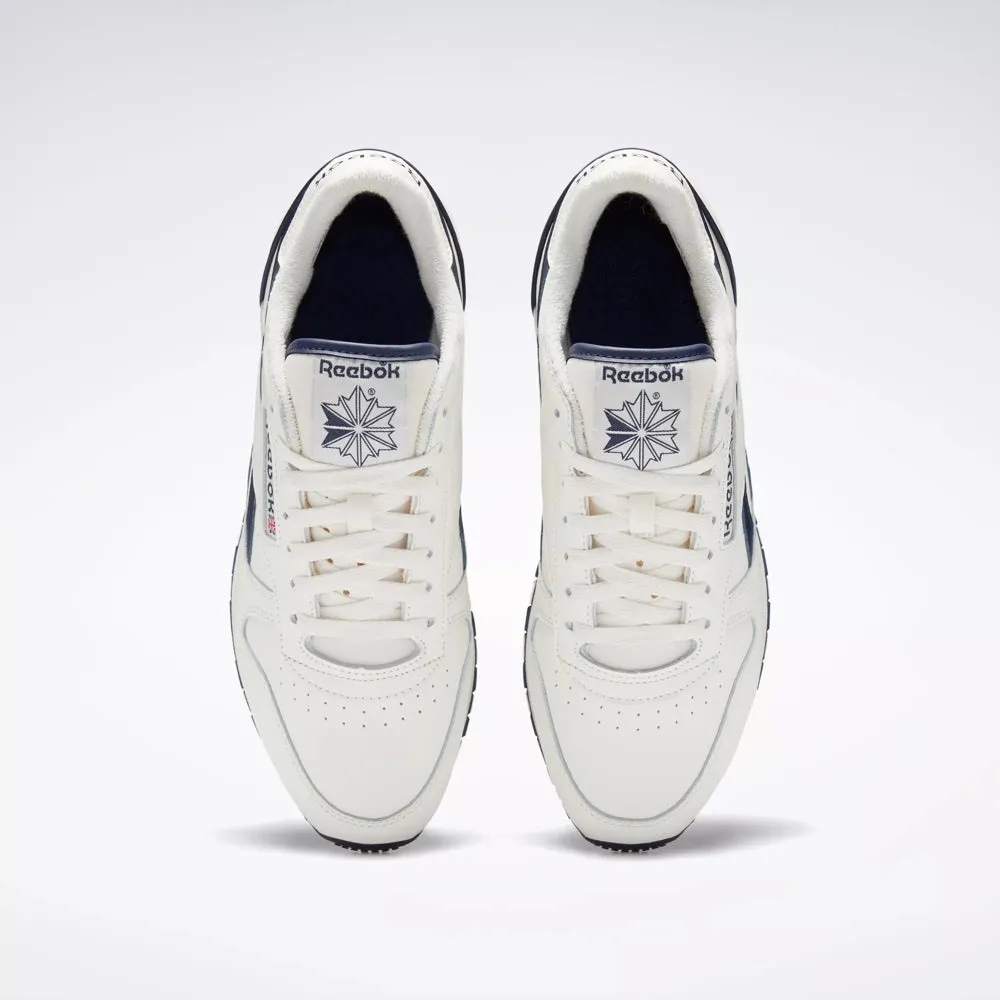 Reebok Classic - CLASSIC LEATHER Men’s -WHITE NAVY/BLACK