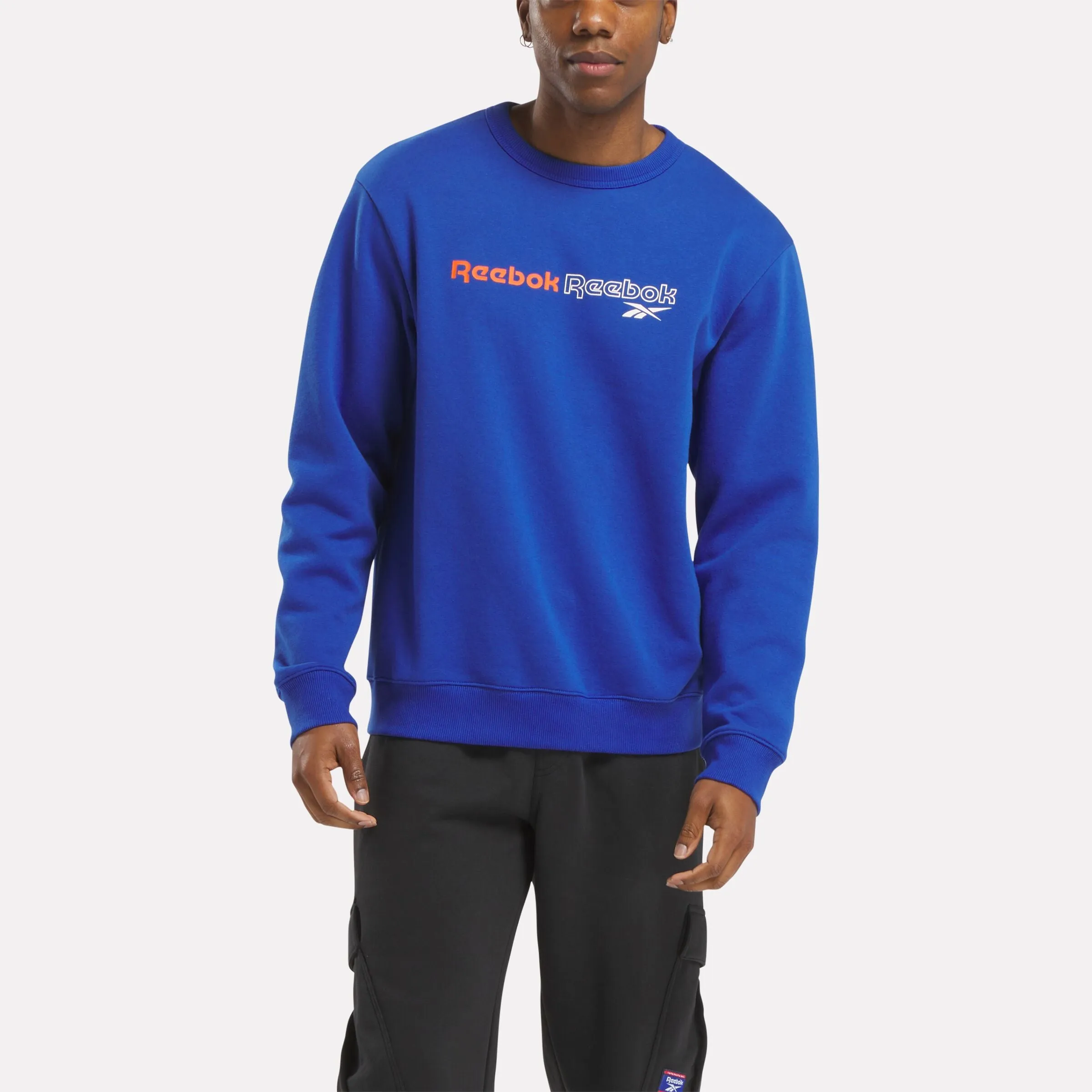 Reebok Identity Brand Proud Crew Sweatshirt Boundless Blue