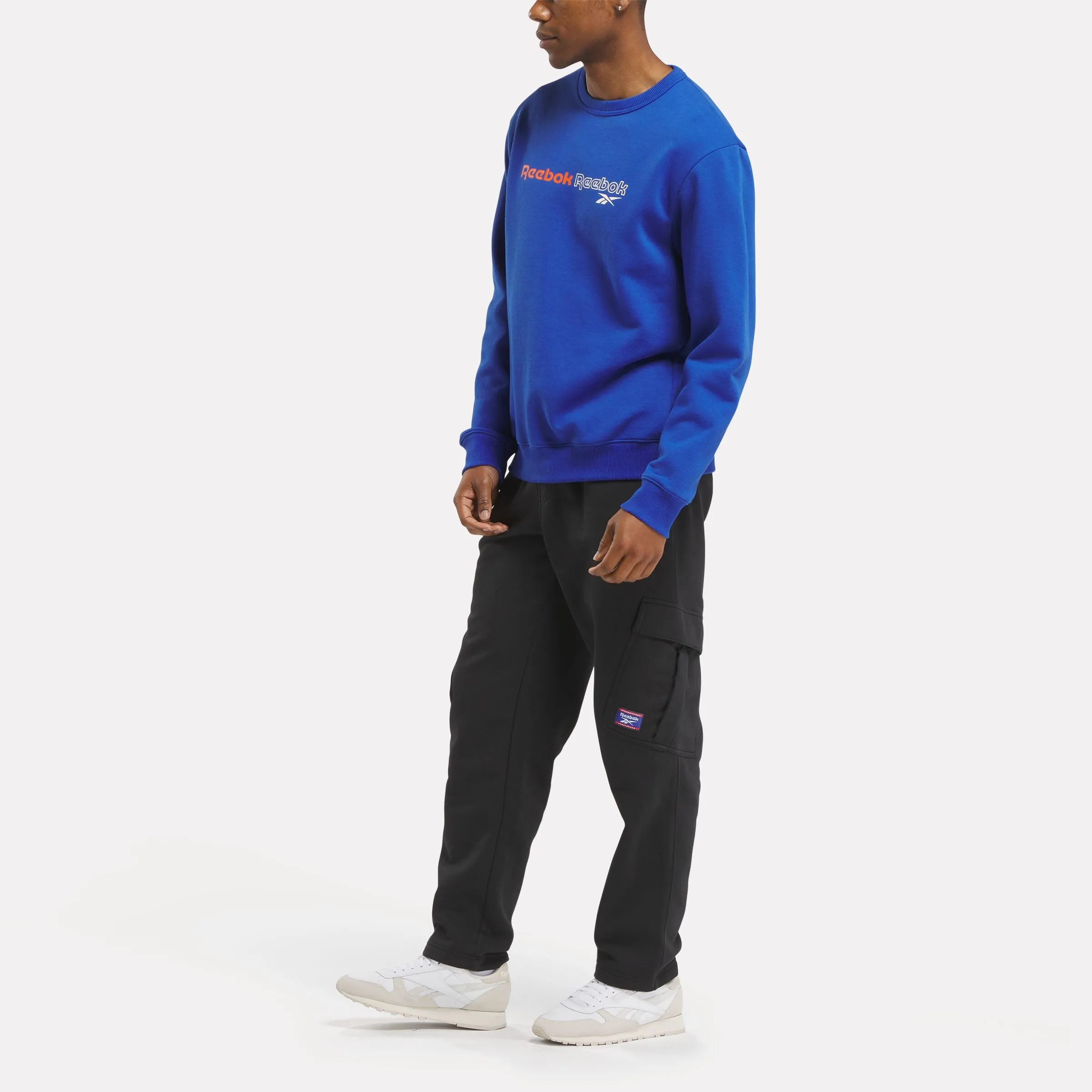 Reebok Identity Brand Proud Crew Sweatshirt Boundless Blue