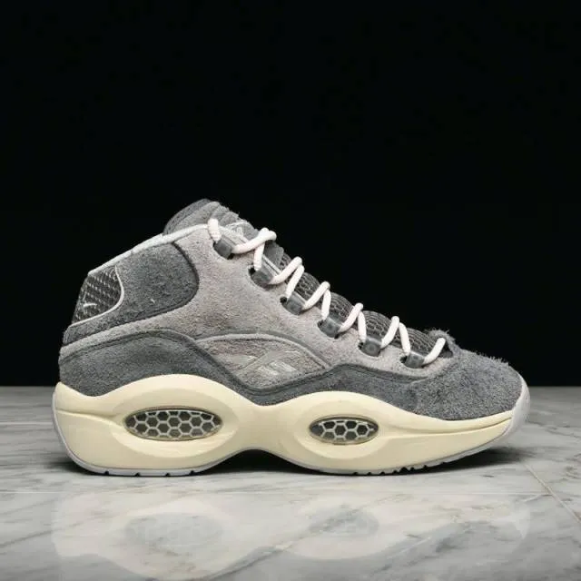 Reebok question mid grey suede fw0875