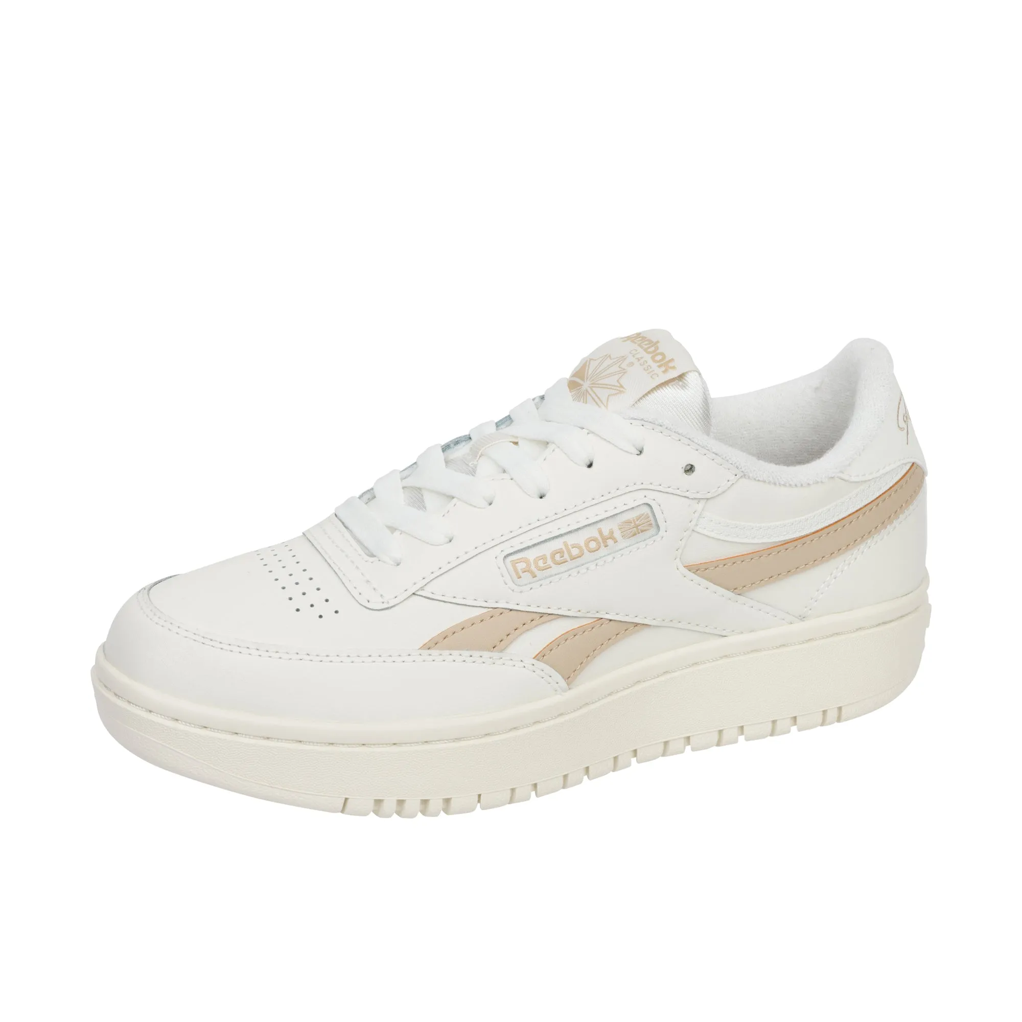 Reebok Womens Club C Double Revenge Chalk/Oat/Chalk