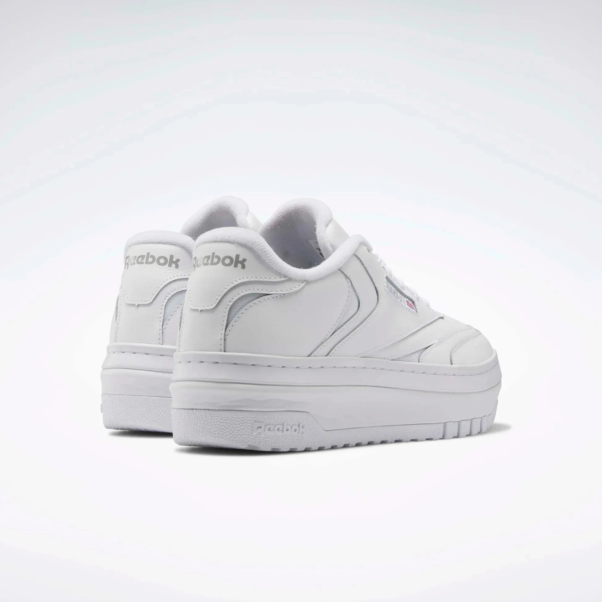 REEBOK WOMENS CLUB C EXTRA - WHITE/WHITE/GREY