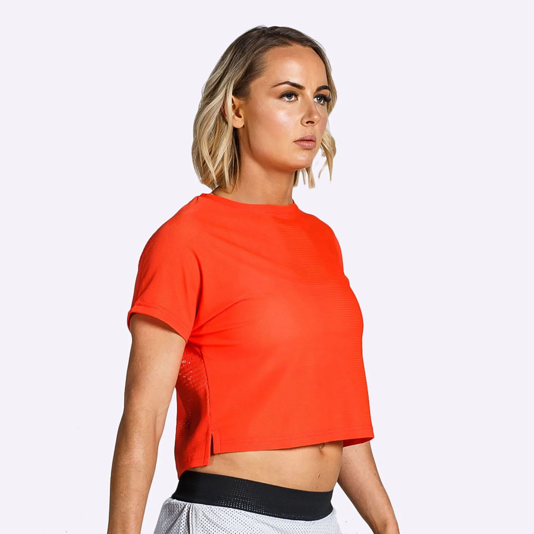 Reebok - Women's CrossFit Jacquard Tee - Canton Red