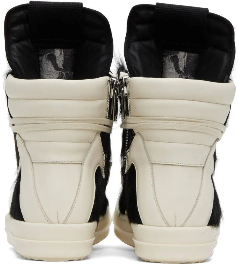 Rick Owens Black Geobasket Sneakers