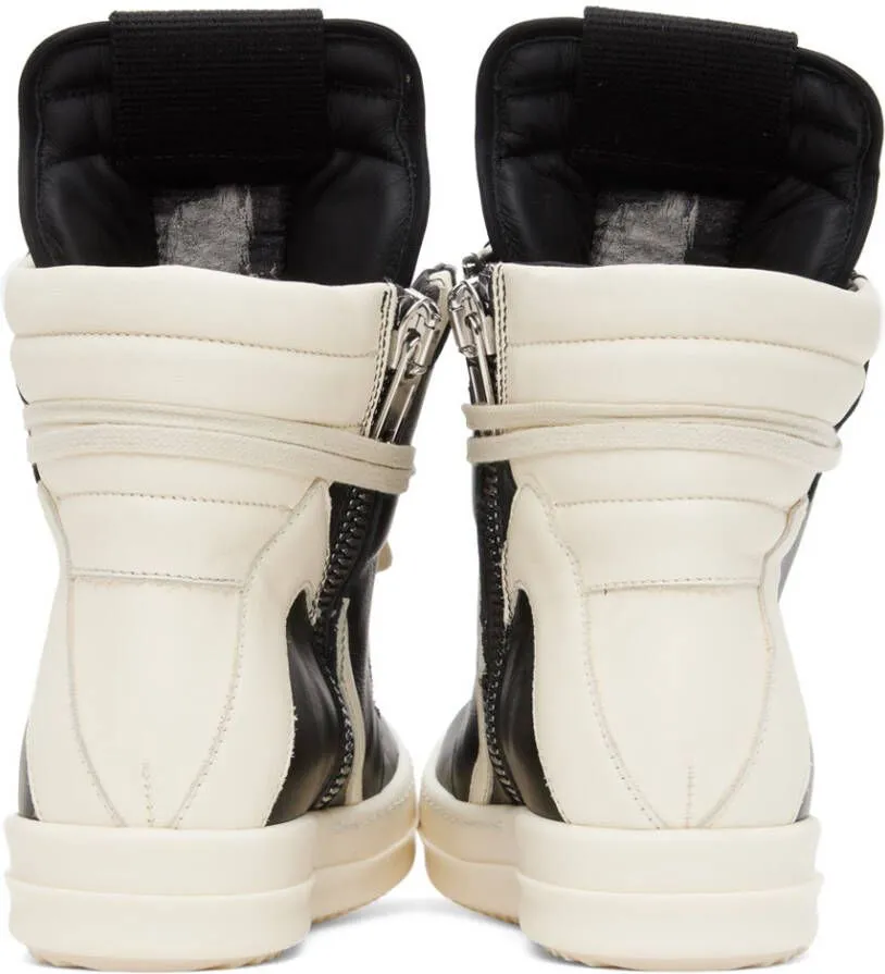 Rick Owens Black Geobasket Sneakers