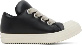 Rick Owens Black Low Sneakers