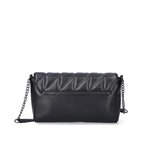 Rieker H1110-00 Black quilted shoulder bag