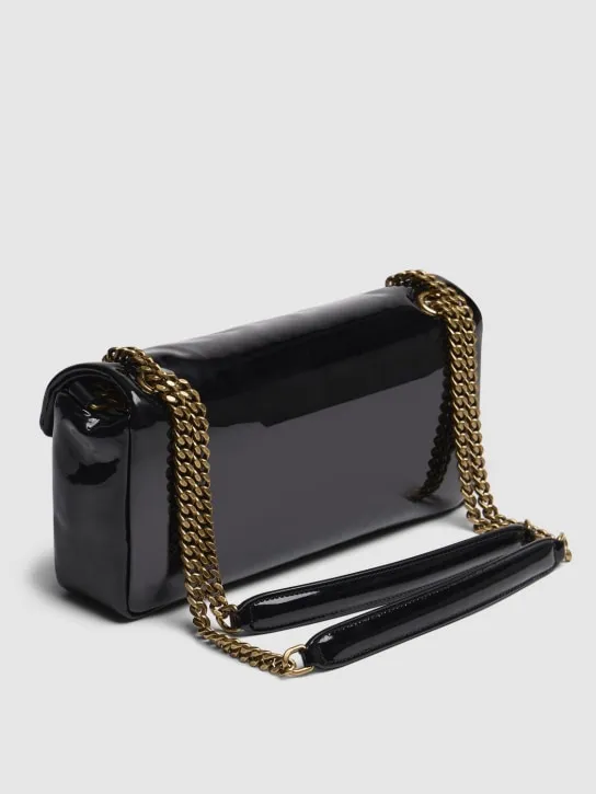 Saint Laurent   Calypso patent leather shoulder bag 