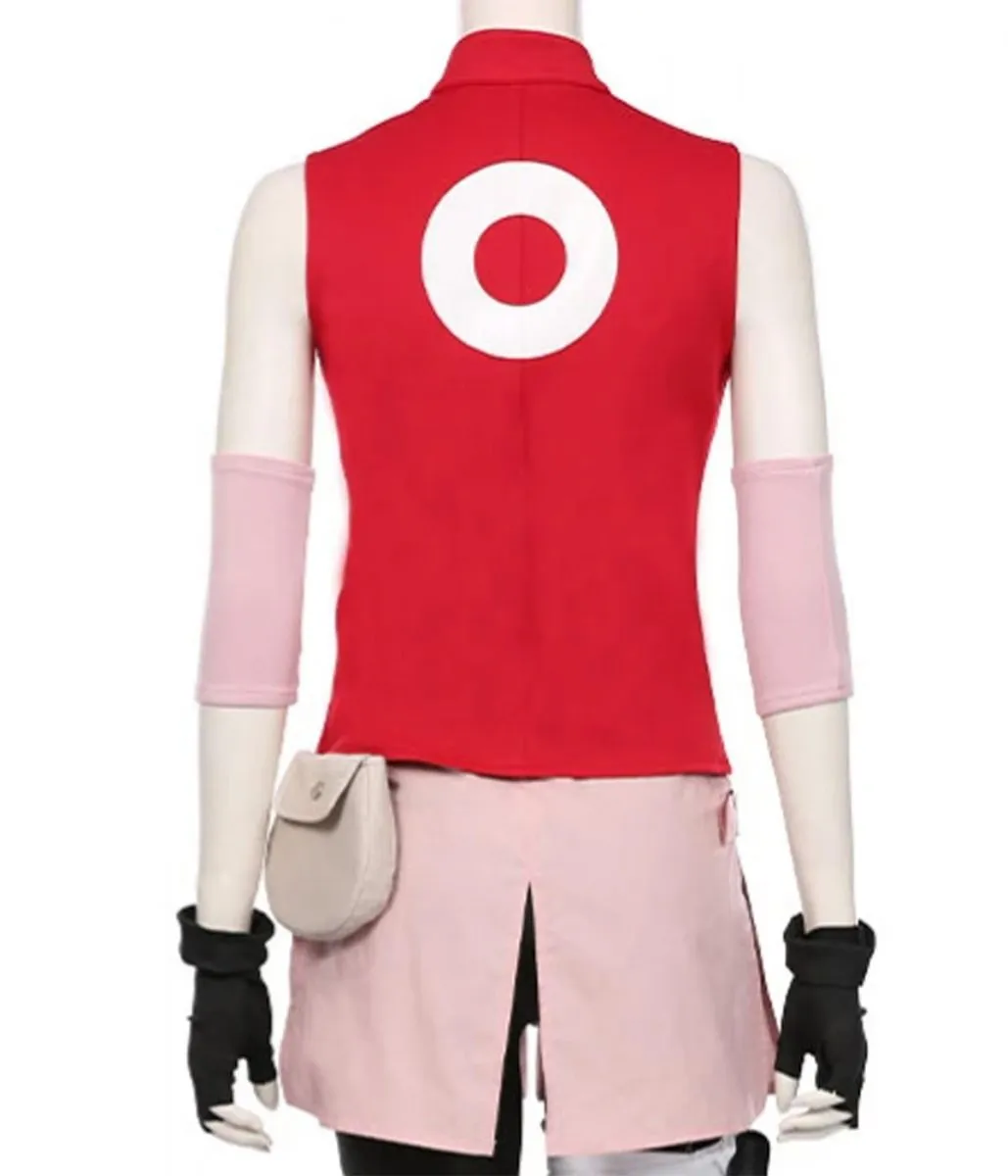 Sakura Haruno Naruto Cotton Red Vest