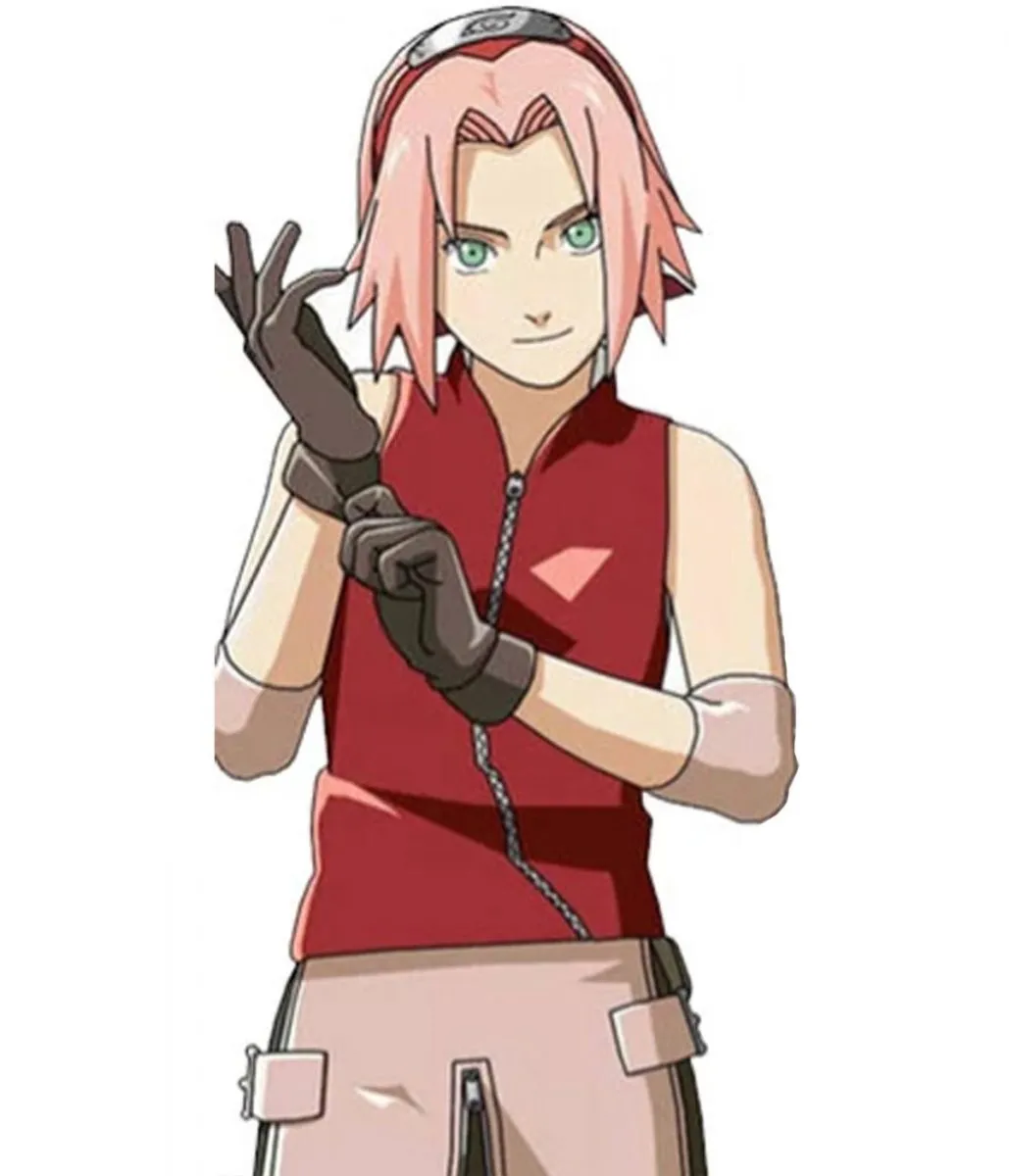 Sakura Haruno Naruto Cotton Red Vest