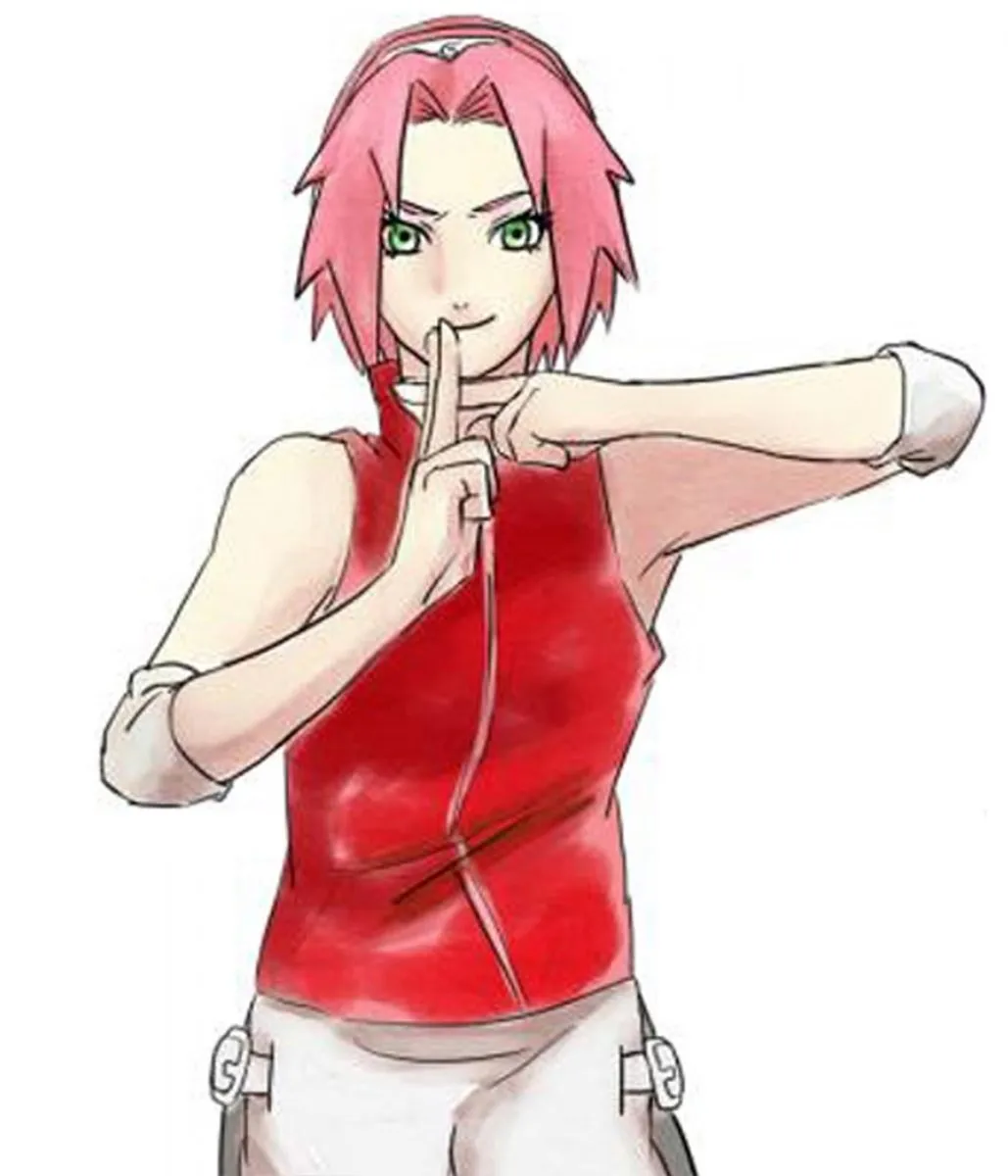 Sakura Haruno Naruto Cotton Red Vest