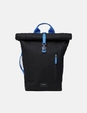 Sandqvist Dante Metal Hook Roll Top Backpack - Black