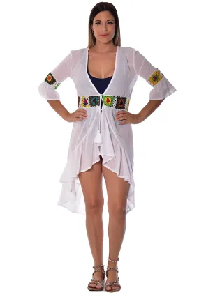 Short Open Front Beach Tunic  - LCD229