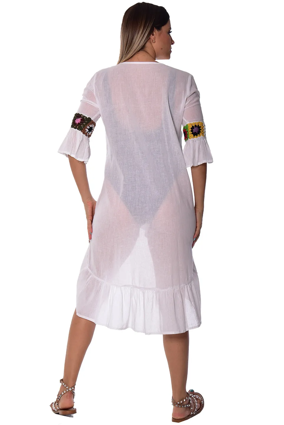 Short Open Front Beach Tunic  - LCD229