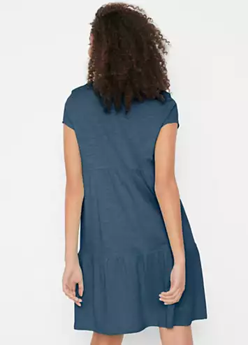 Short Sleeve Tunic Dress by bonprix | Look Again