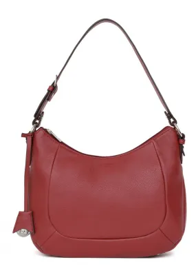 Shoulder bag 1 handle red calfskin 464779