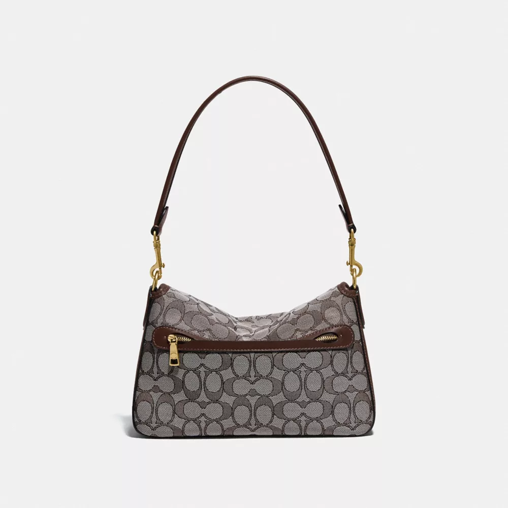 SOFT TABBY SHOULDER BAG IN SIGNATURE JACQUARD