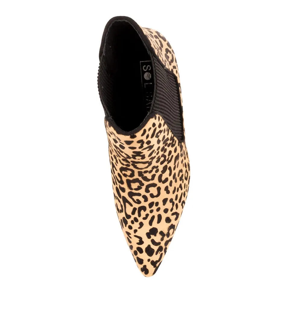 SOL SANA Ella Boot Leopard Pony