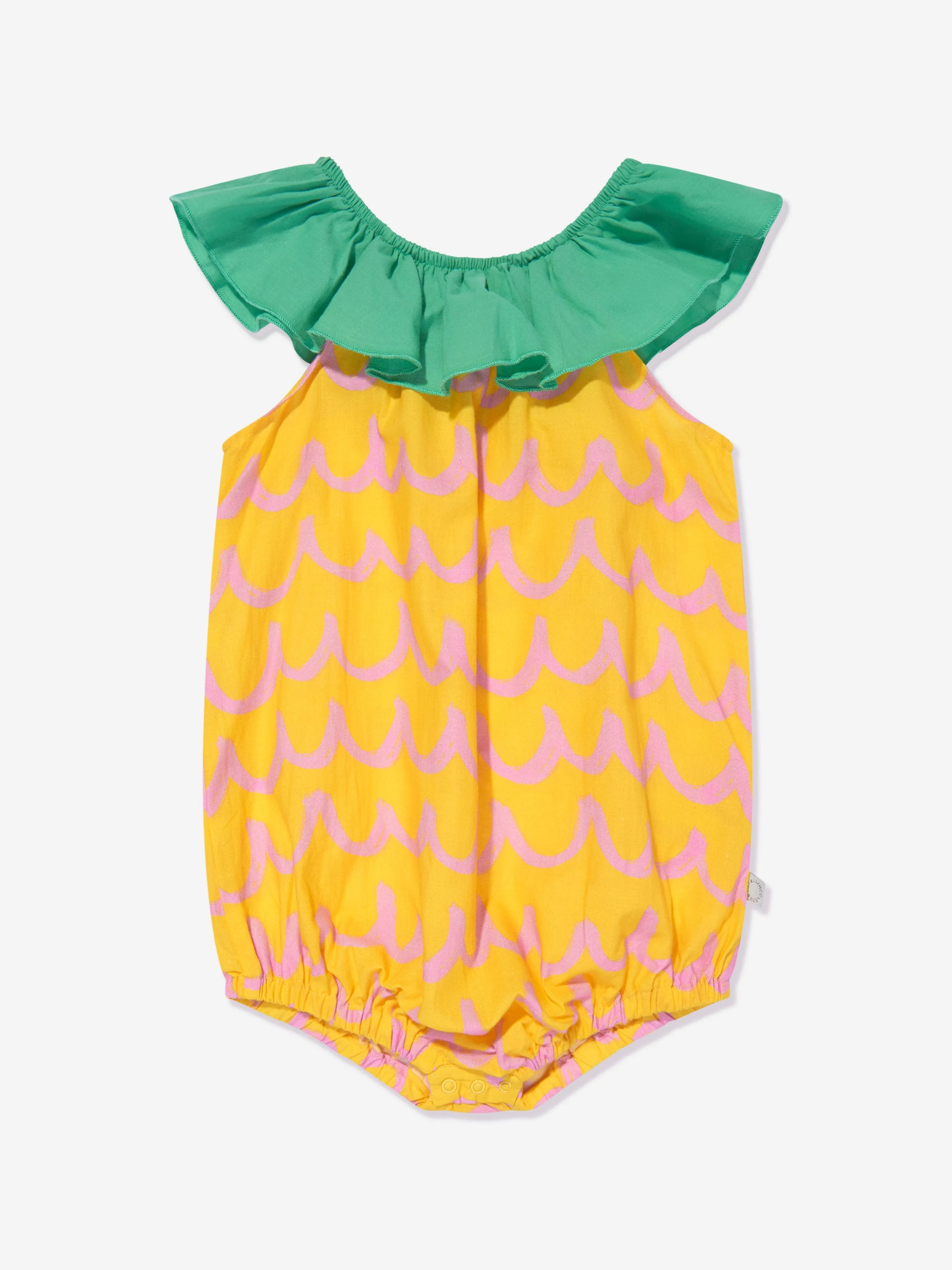 Stella McCartney Baby Girls Pineapple Romper in Yellow