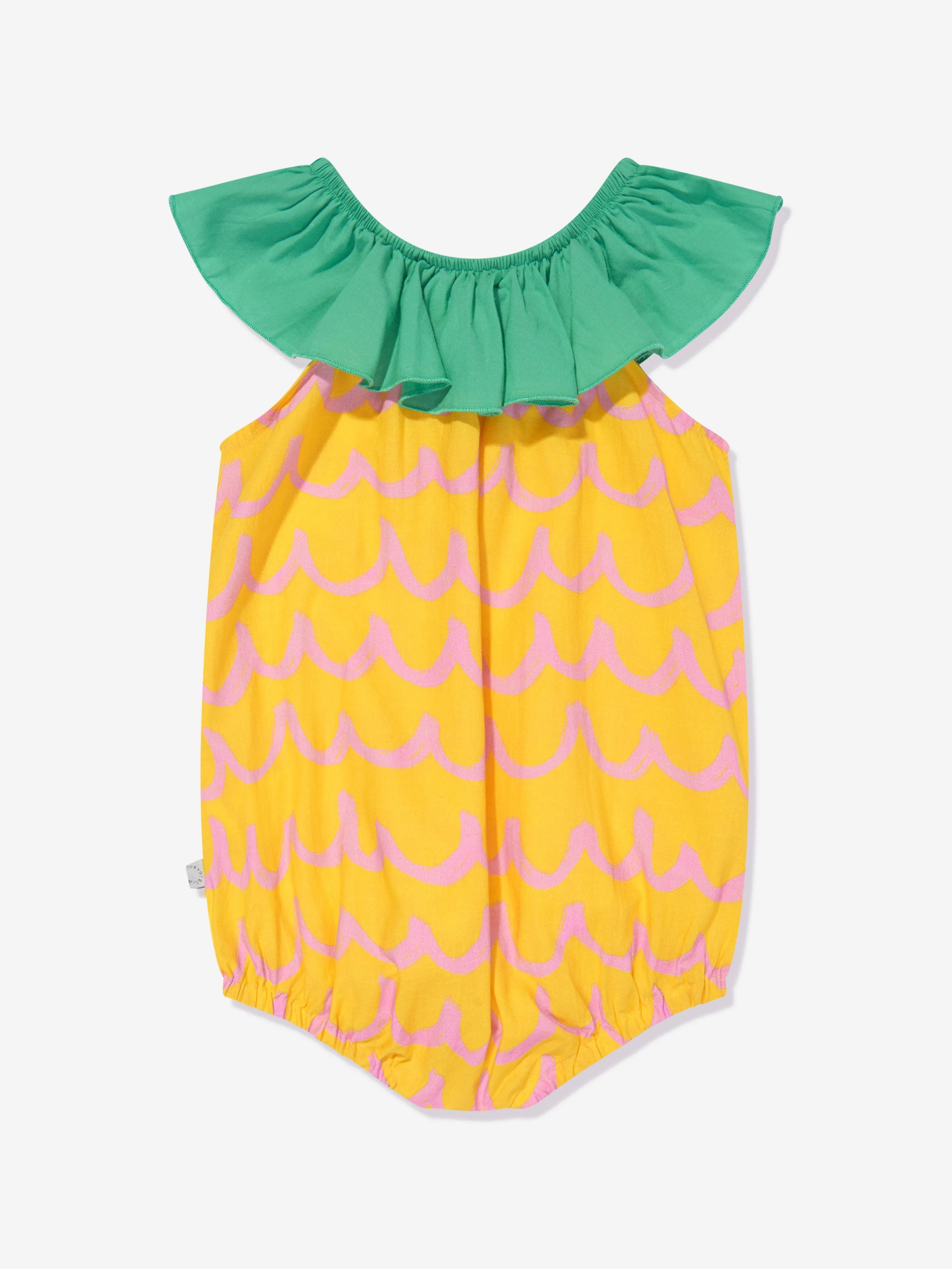 Stella McCartney Baby Girls Pineapple Romper in Yellow