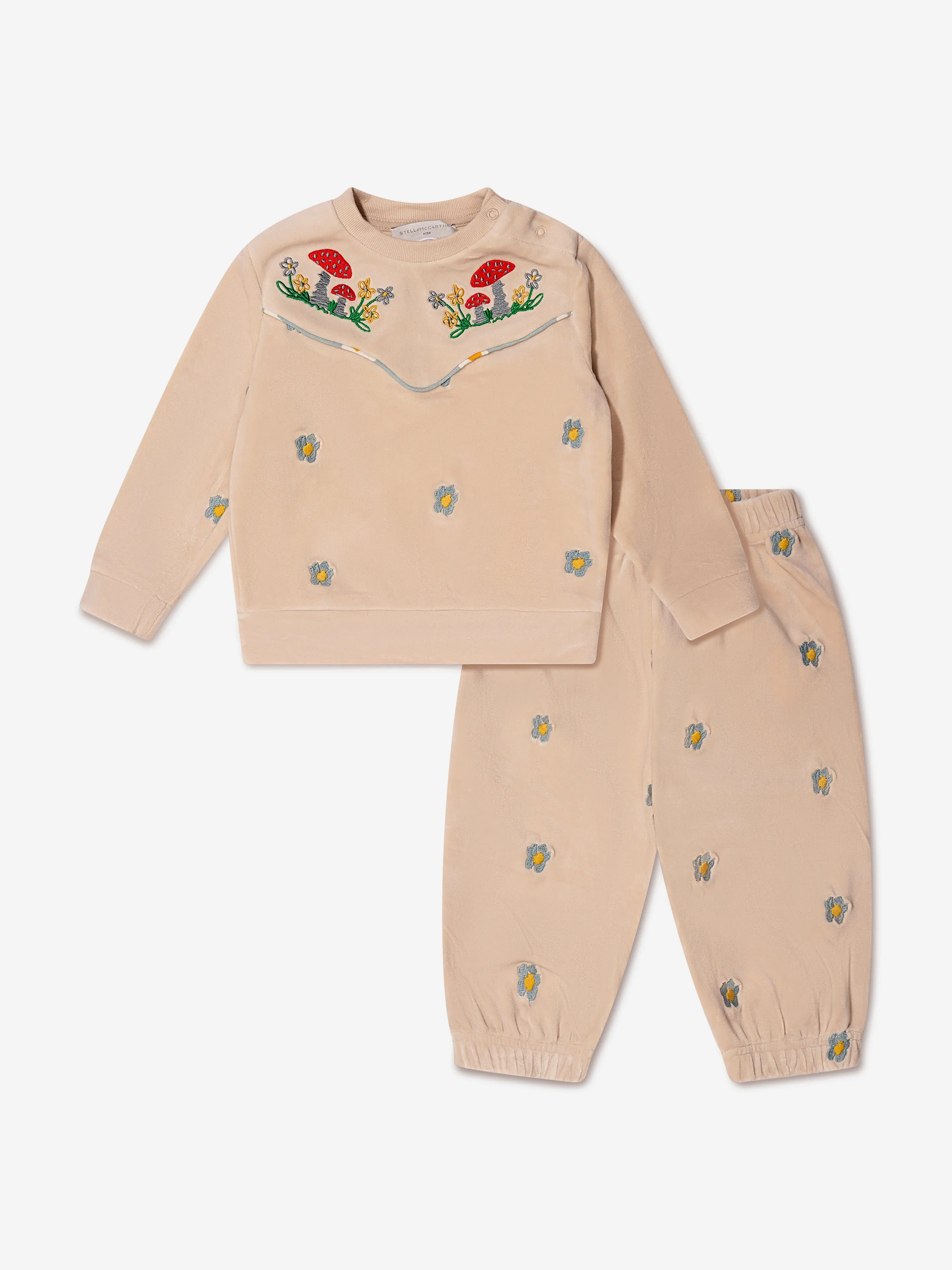 Stella McCartney Kids - Baby Girls Flower and Mushroom Tracksuit | Childsplay Clothing