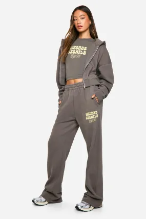 Tall 3 Piece Zip Through Tracksuit