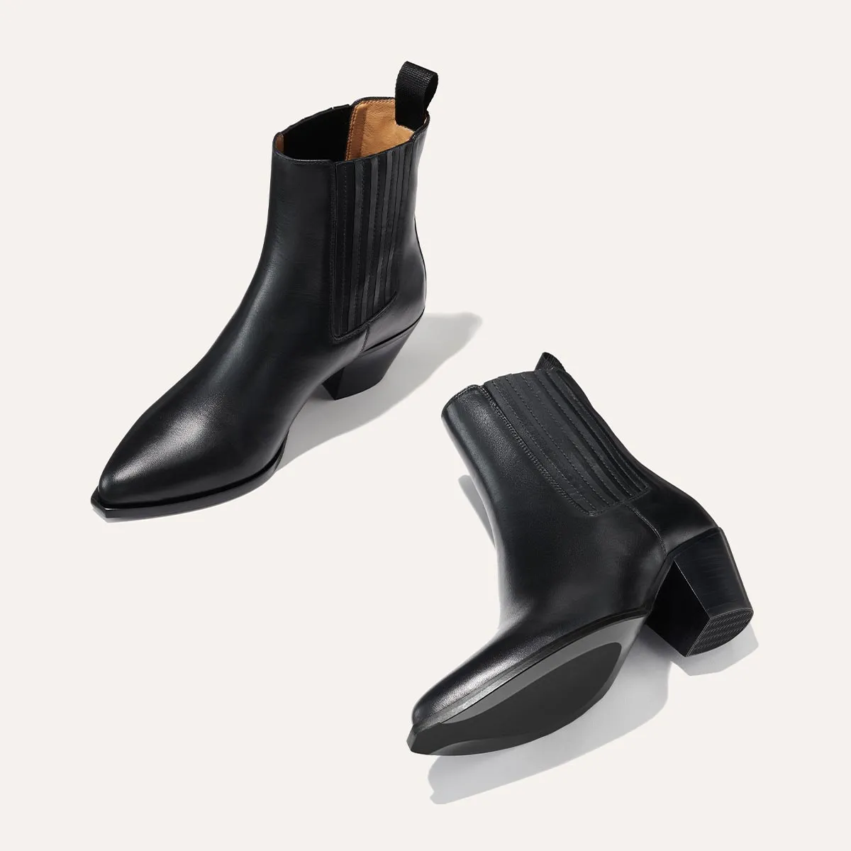 The Agnes Boot - Black Calf