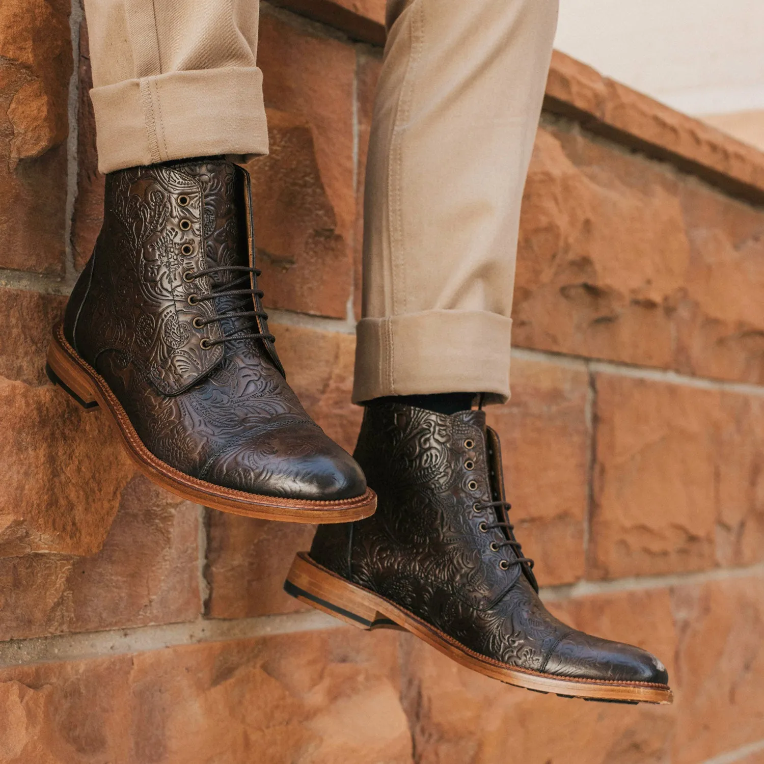 The Rome Boot in Marron Viejo