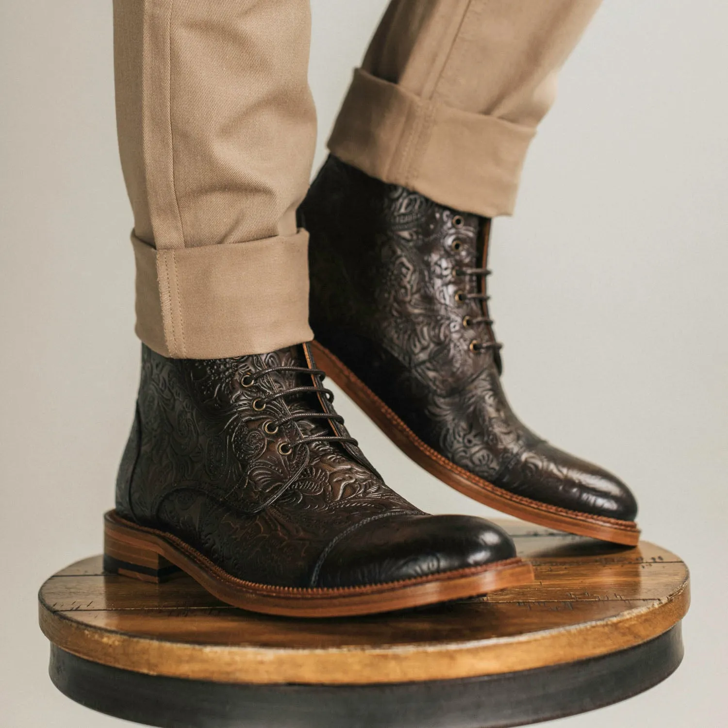 The Rome Boot in Marron Viejo