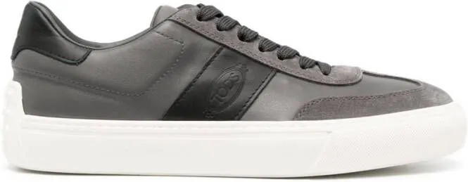 Tod's panelled low-top sneakers Grey