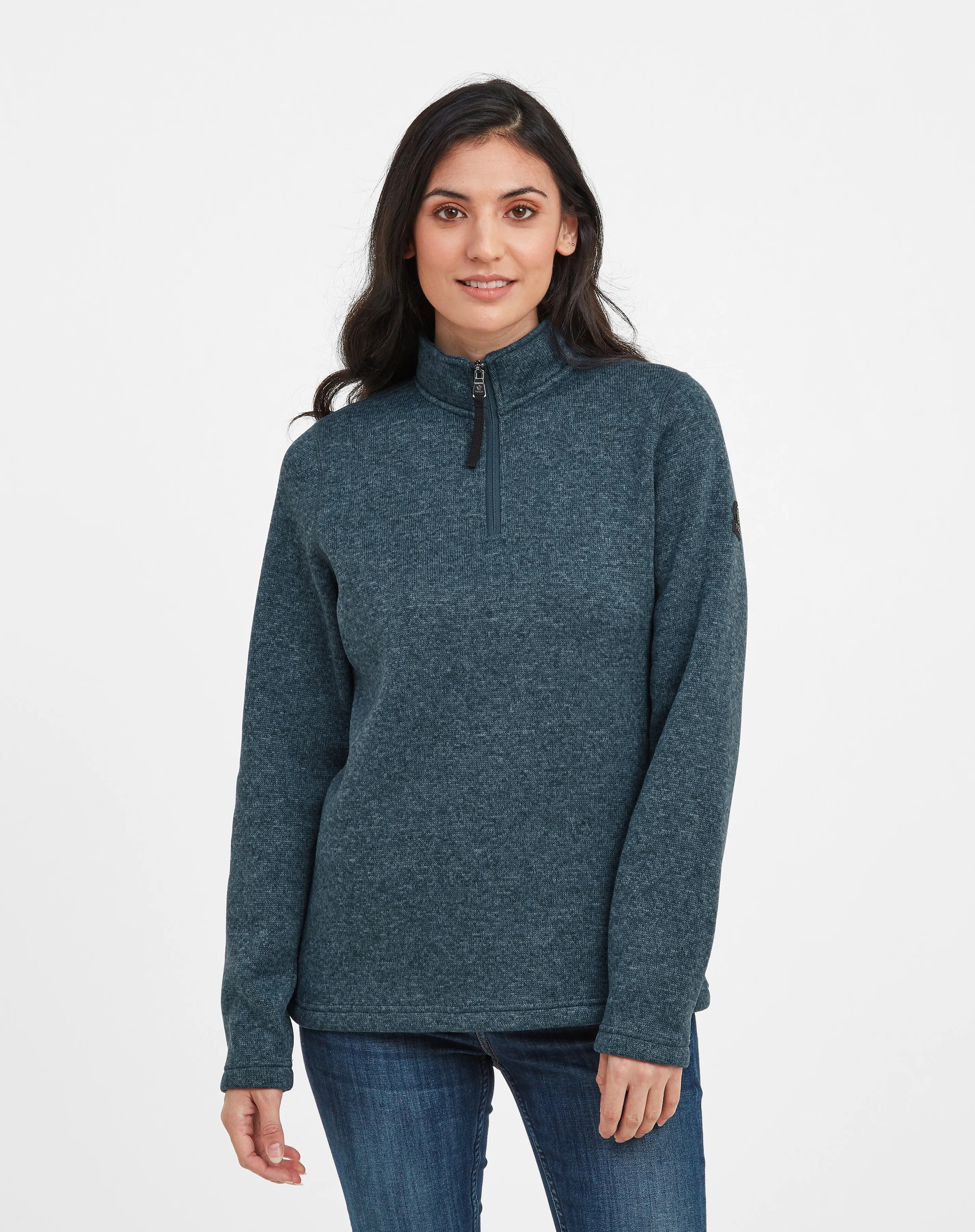 Tog24 Pearson Womens Fleece Zip Neck | Simply Be