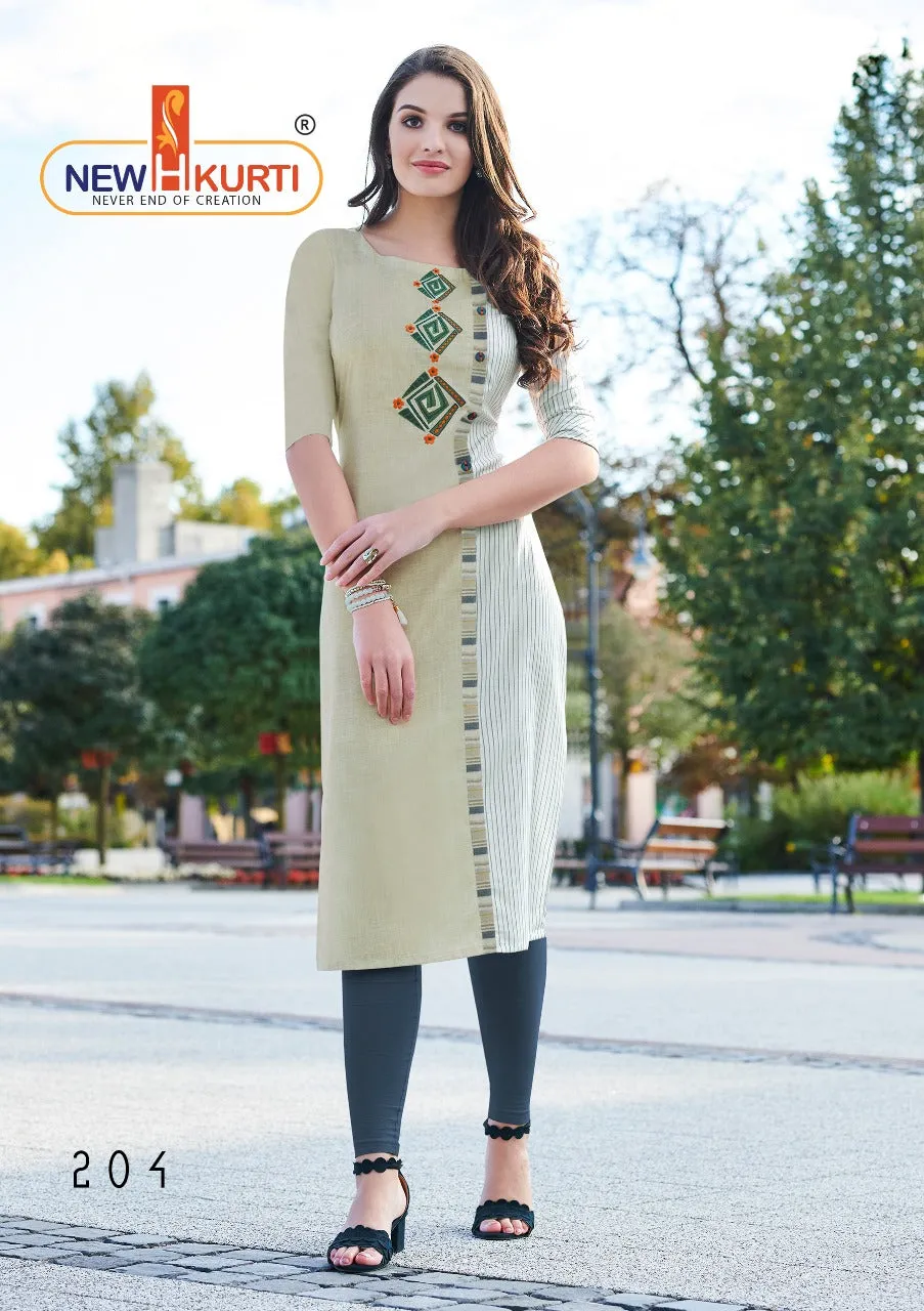 Tunic House Navika Rayon Digital Stylish Kurti Collection